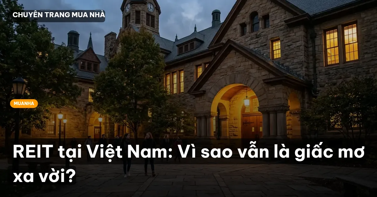 REIT tại Việt Nam: Vì sao vẫn là giấc mơ xa vời?