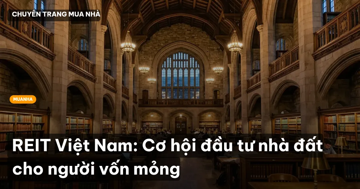 REIT Việt Nam: Cơ hội đầu tư nhà đất cho người vốn mỏng