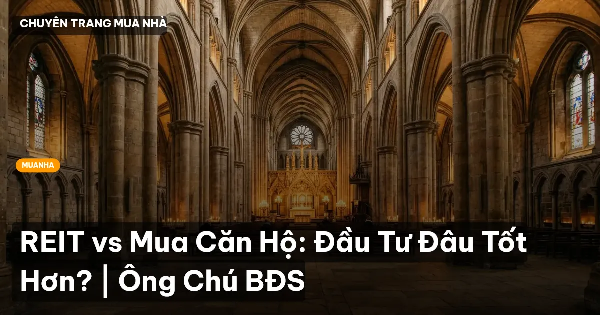 REIT vs Mua Căn Hộ: Đầu Tư Đâu Tốt Hơn? | Ông Chú BĐS