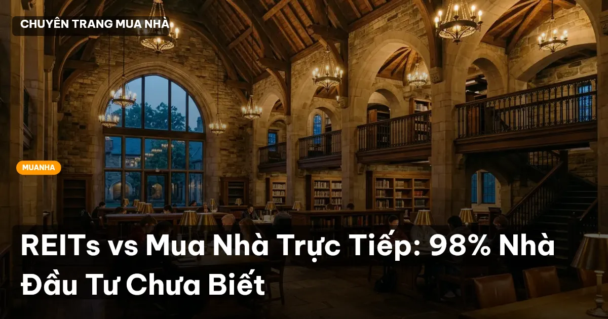 REITs vs Mua Nhà Trực Tiếp: 98% Nhà Đầu Tư Chưa Biết