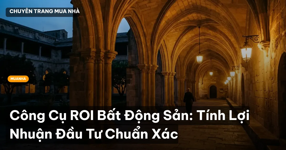 Công Cụ ROI Bất Động Sản: Tính Lợi Nhuận Đầu Tư Chuẩn Xác