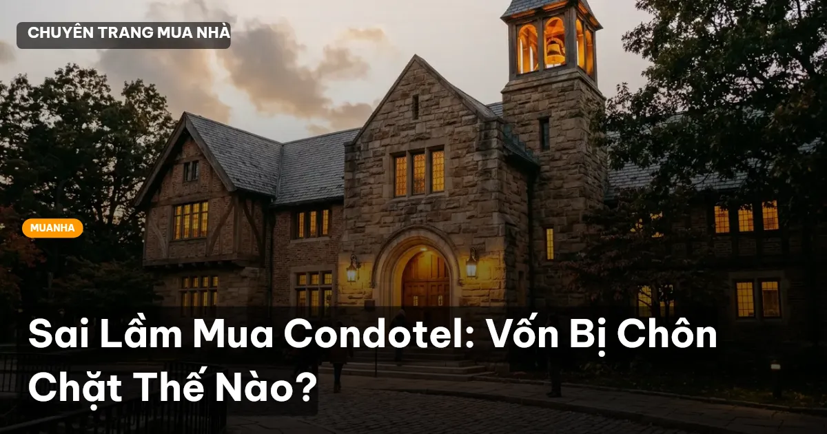 Sai Lầm Mua Condotel: Vốn Bị Chôn Chặt Thế Nào?