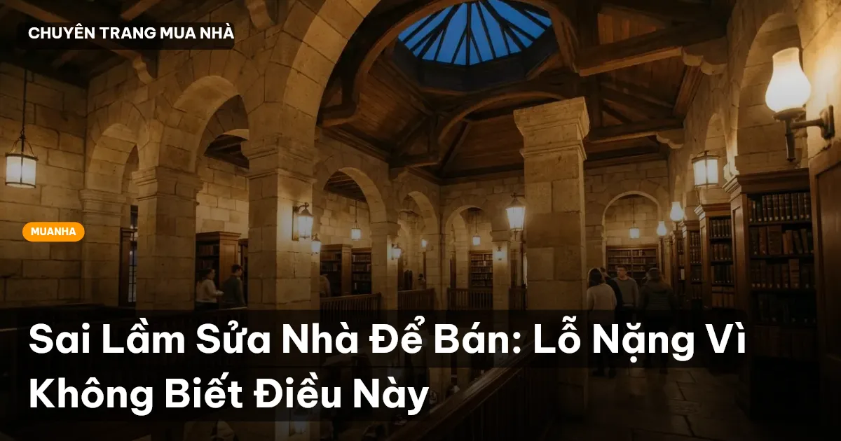 sửa nhà bán lại