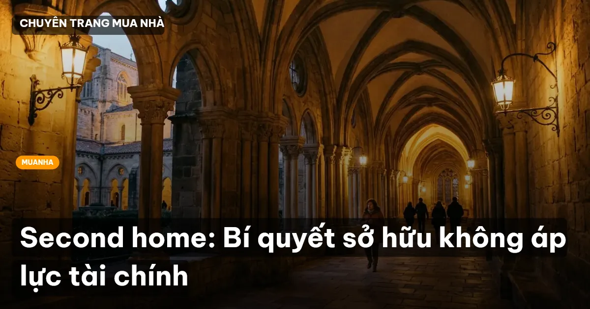 Second home: Bí quyết sở hữu không áp lực tài chính
