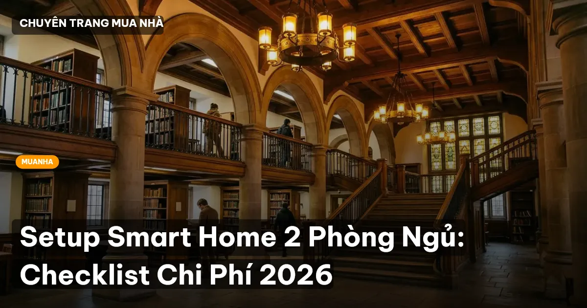 Setup Smart Home 2 Phòng Ngủ: Checklist Chi Phí 2026