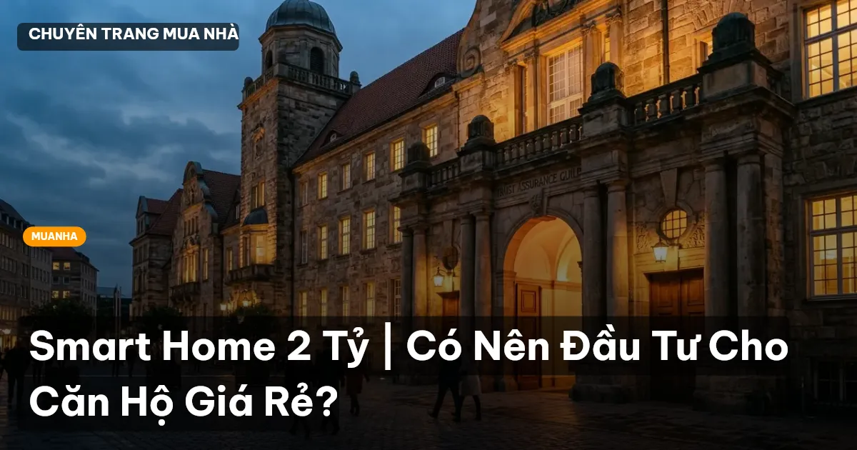 Smart Home 2 Tỷ | Có Nên Đầu Tư Cho Căn Hộ Giá Rẻ?