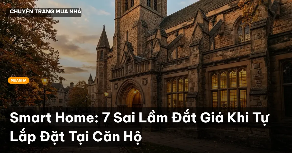 Smart Home: 7 Sai Lầm Đắt Giá Khi Tự Lắp Đặt Tại Căn Hộ