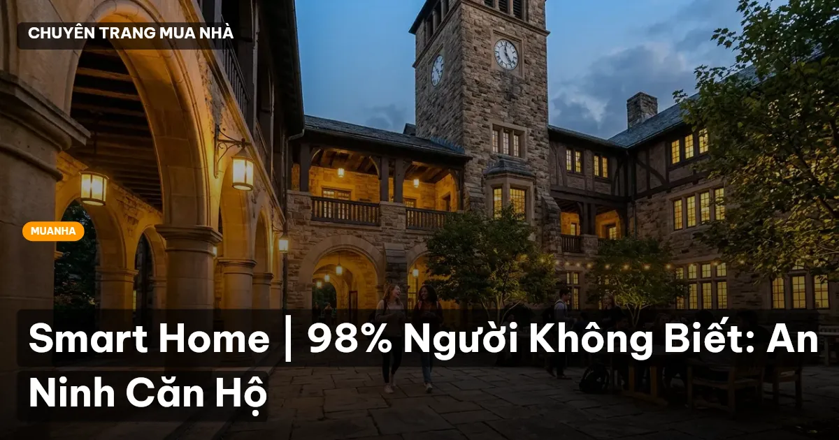 Smart Home | 98% Người Không Biết: An Ninh Căn Hộ