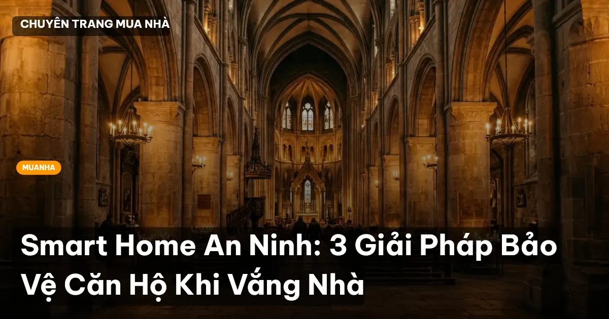 Smart Home An Ninh: 3 Giải Pháp Bảo Vệ Căn Hộ Khi Vắng Nhà