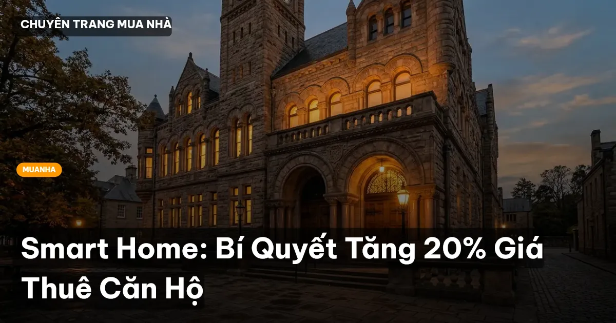 Smart Home: Bí Quyết Tăng 20% Giá Thuê Căn Hộ