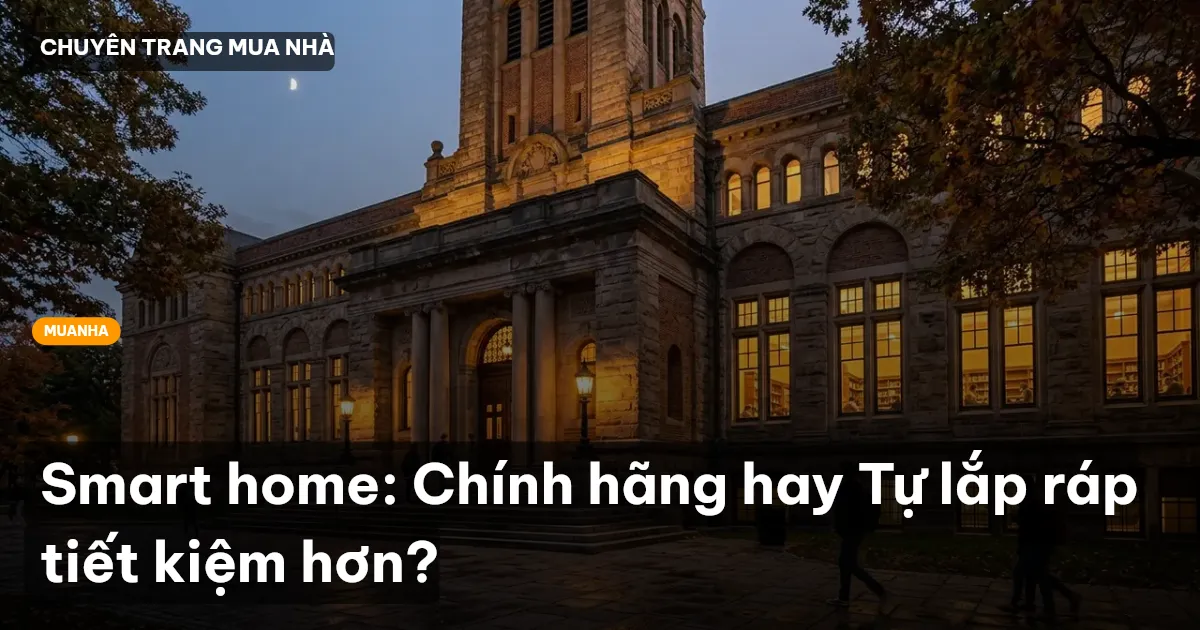 Smart home: Chính hãng hay Tự lắp ráp tiết kiệm hơn?