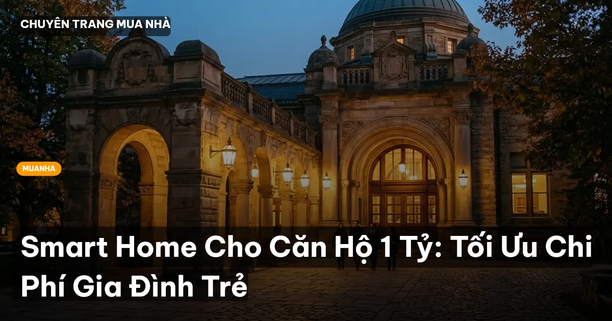 smart home căn hộ 1 tỷ