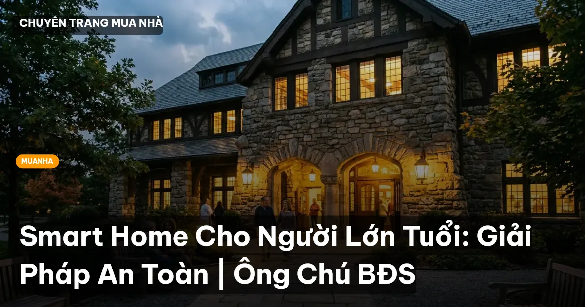 smart home cho người lớn tuổi