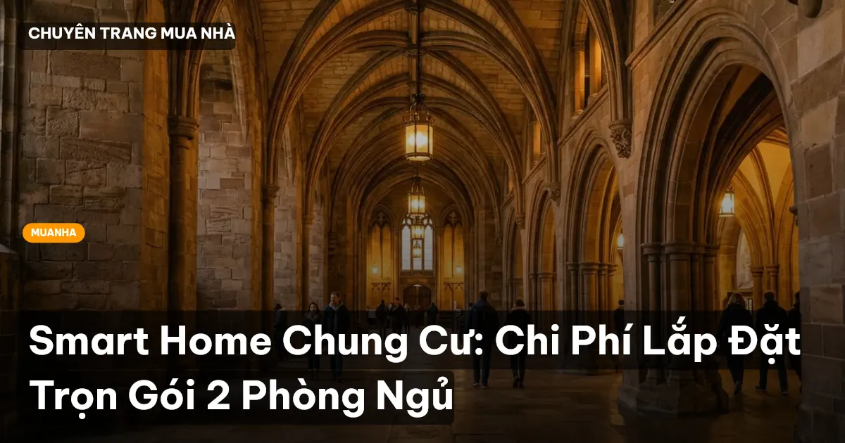 Smart Home Chung Cư: Chi Phí Lắp Đặt Trọn Gói 2 Phòng Ngủ