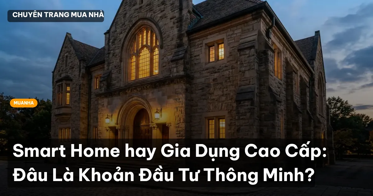 Smart Home hay Gia Dụng Cao Cấp: Đâu Là Khoản Đầu Tư Thông Minh?