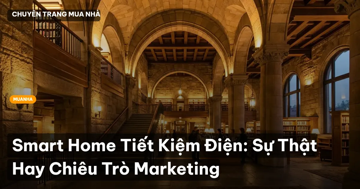 smart home tiết kiệm điện