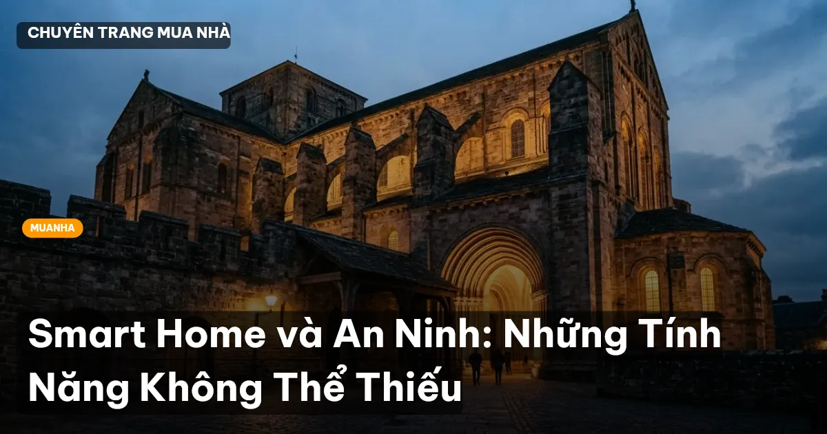 Smart Home và An Ninh: Những Tính Năng Không Thể Thiếu
