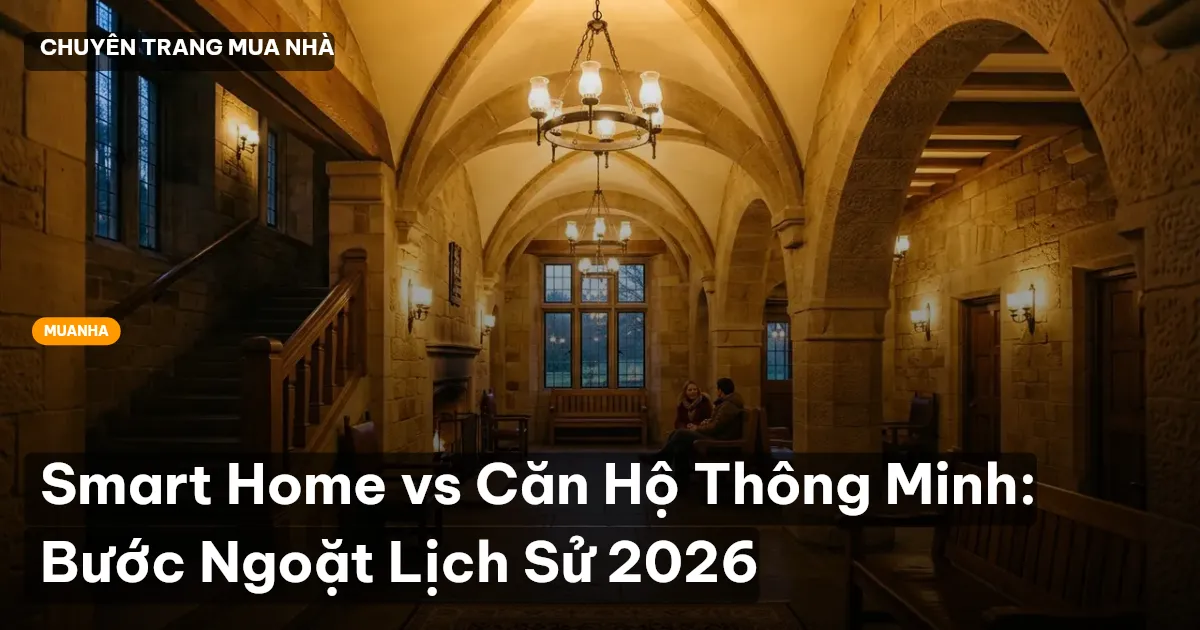 Smart Home vs Căn Hộ Thông Minh: Bước Ngoặt Lịch Sử 2026