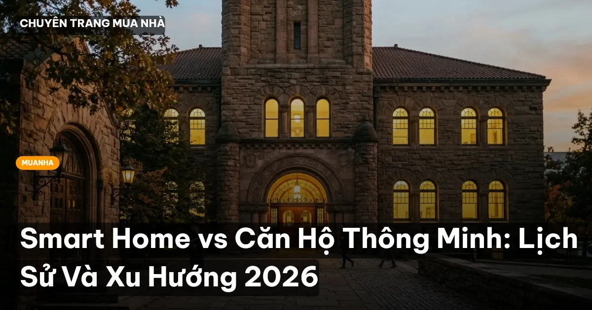 Smart Home vs Căn Hộ Thông Minh: Lịch Sử Và Xu Hướng 2026