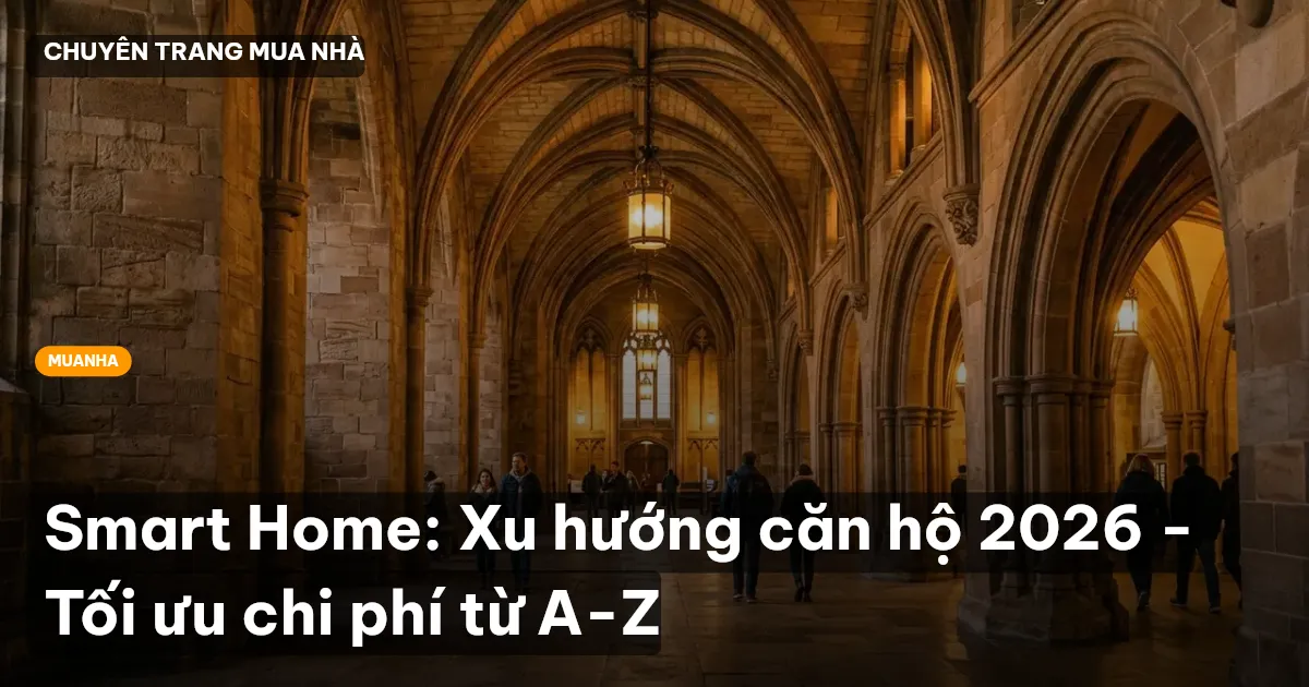 Smart Home: Xu hướng căn hộ 2026 - Tối ưu chi phí từ A-Z