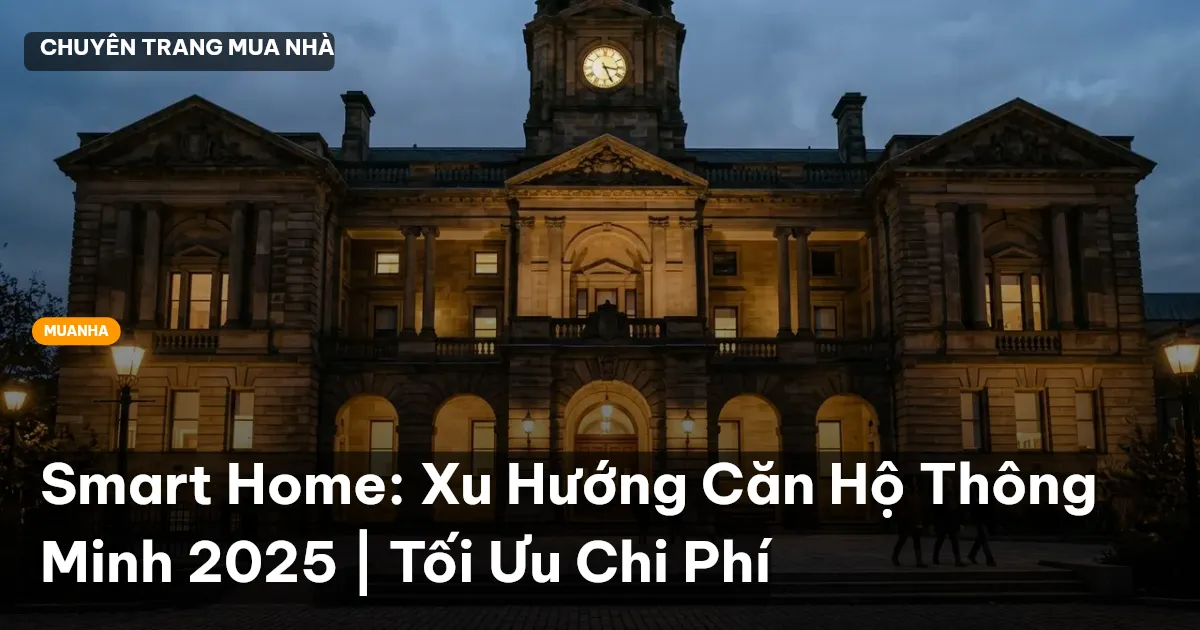 Smart Home: Xu Hướng Căn Hộ Thông Minh 2025 | Tối Ưu Chi Phí