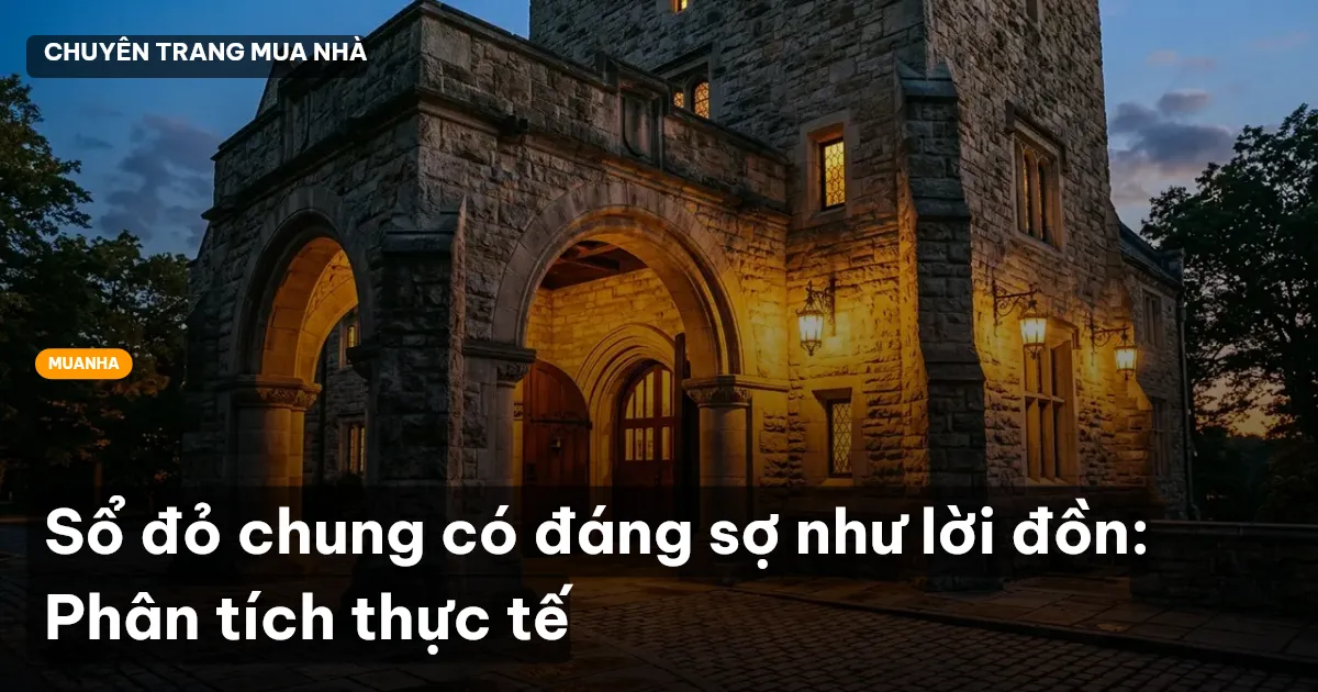 Sổ đỏ chung có đáng sợ như lời đồn: Phân tích thực tế