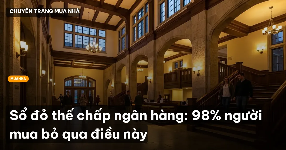 sổ đỏ thế chấp