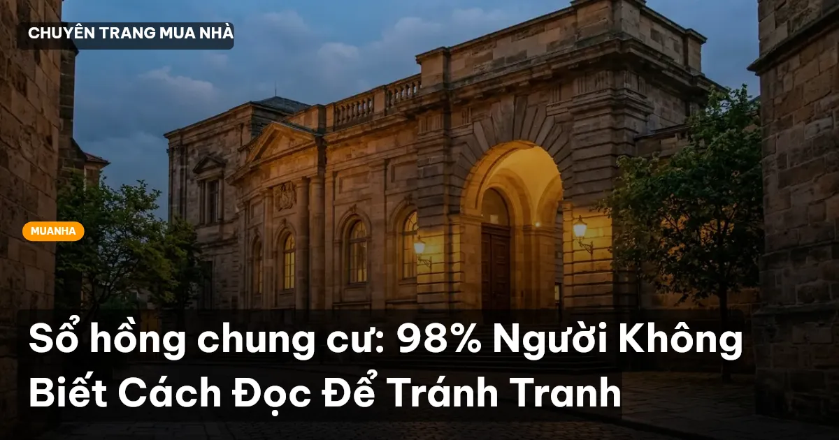 sổ hồng chung cư