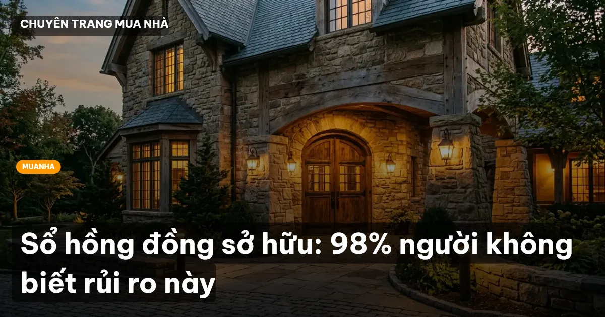sổ hồng đồng sở hữu