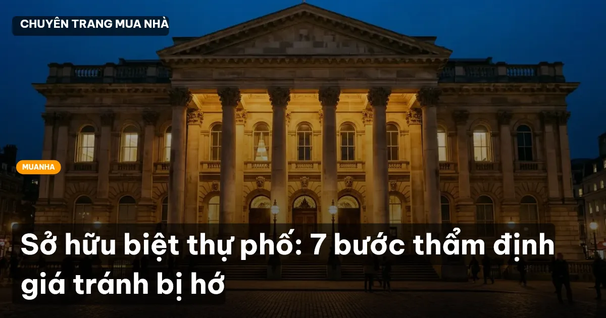 thẩm định giá biệt thự