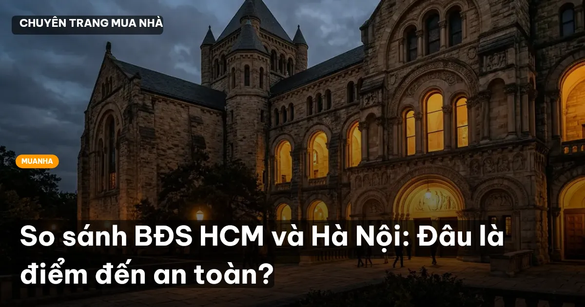So sánh BĐS HCM và Hà Nội: Đâu là điểm đến an toàn?