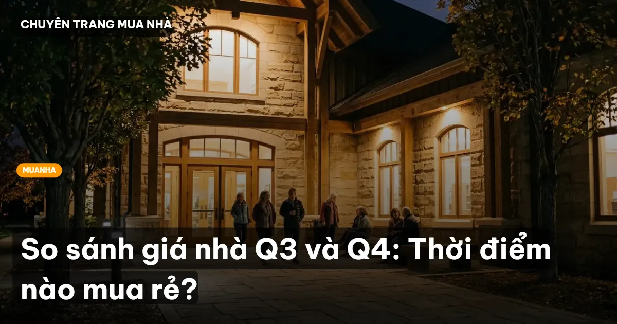 So sánh giá nhà Q3 và Q4: Thời điểm nào mua rẻ?