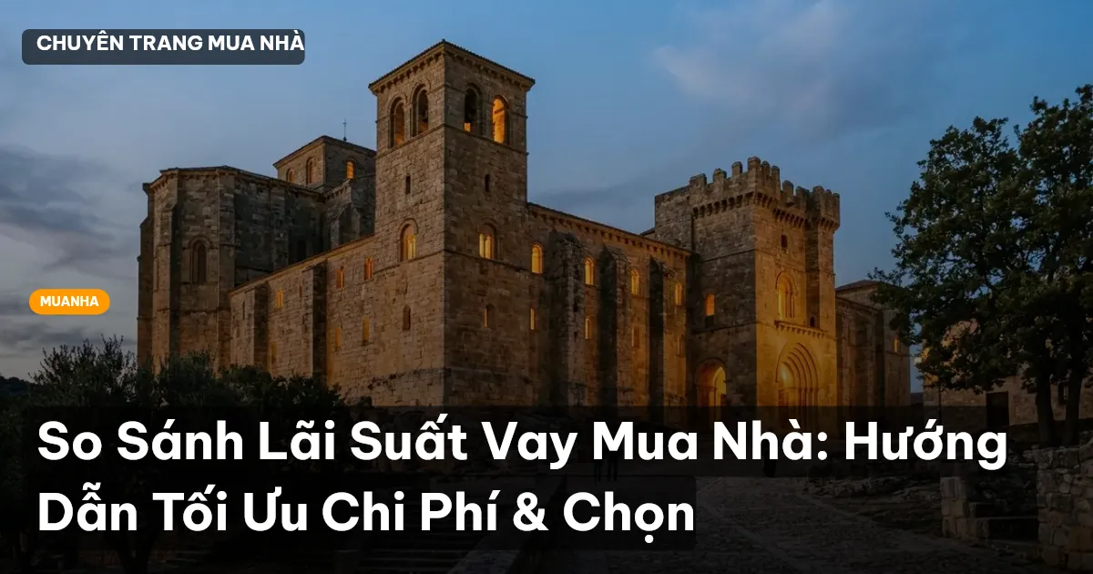 so sánh lãi suất vay mua nhà