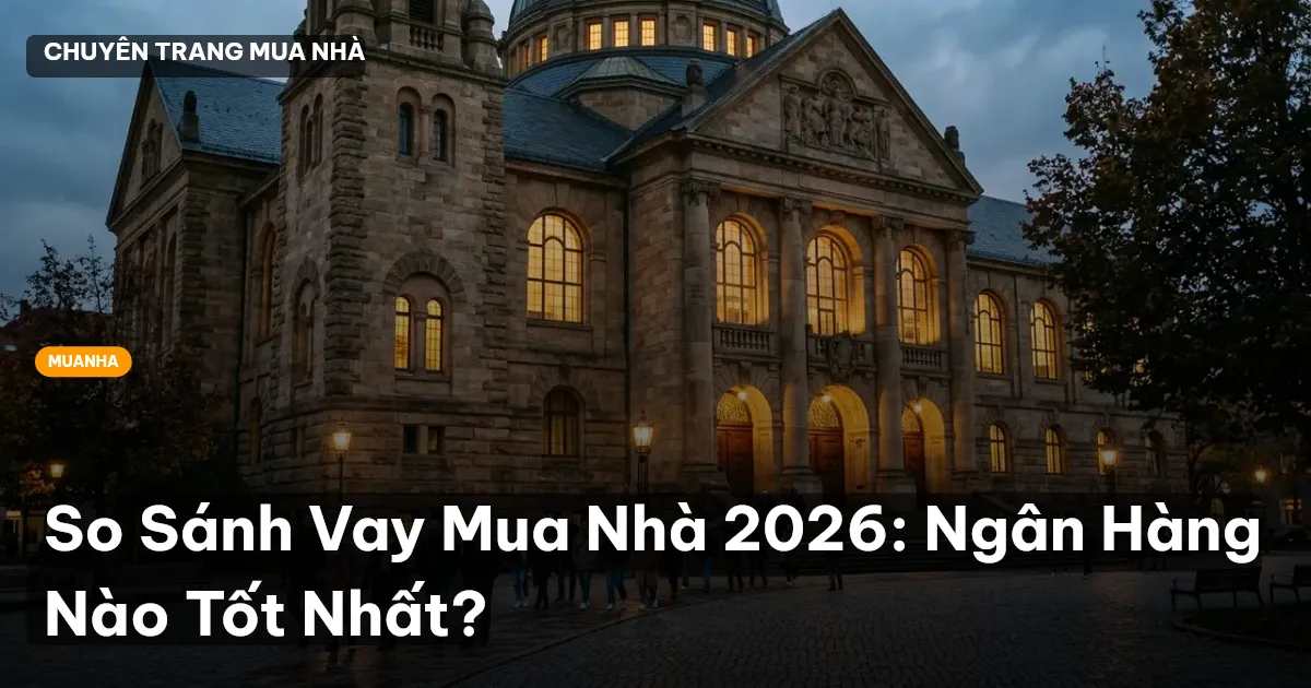 So Sánh Vay Mua Nhà 2026: Ngân Hàng Nào Tốt Nhất?