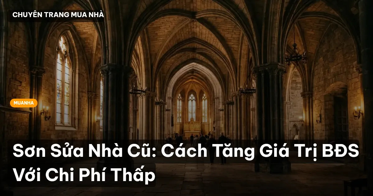 sơn sửa nhà cũ