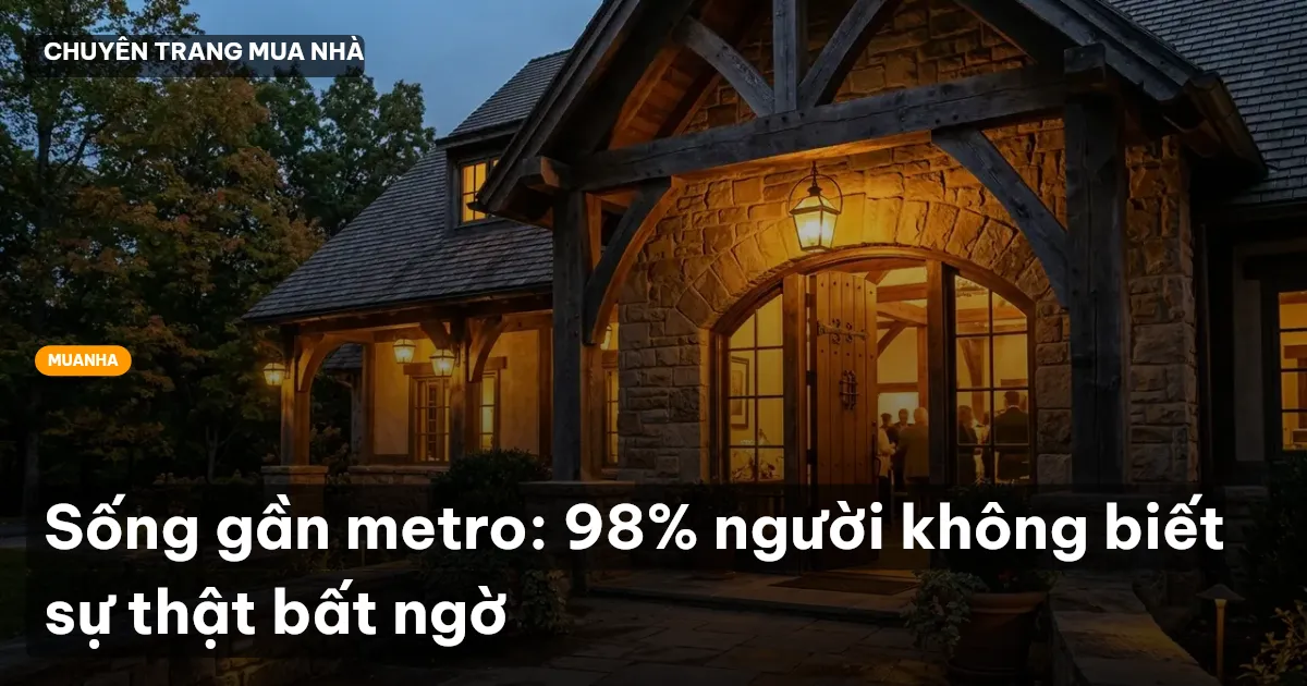 sống gần metro