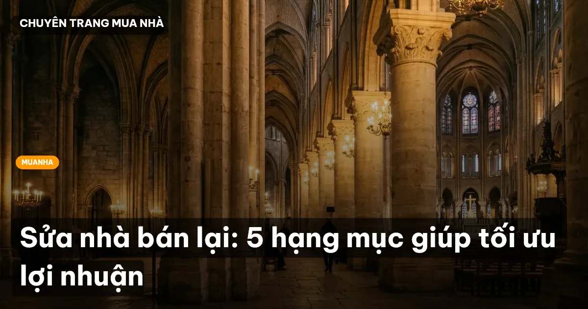 sửa nhà bán lại