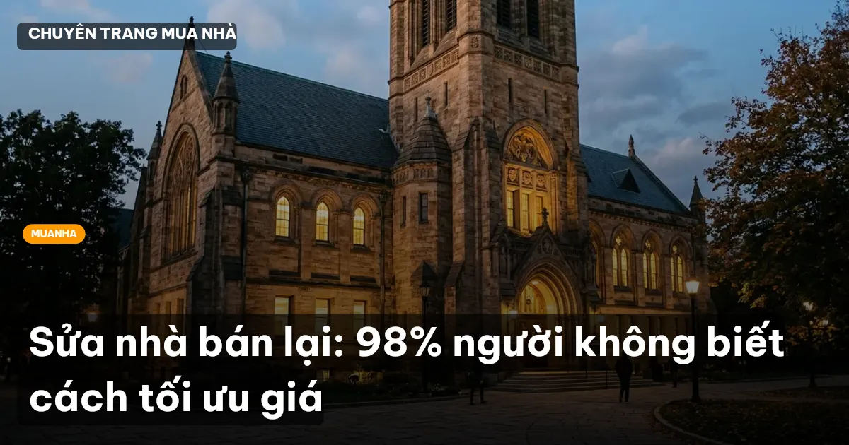 sửa nhà bán lại