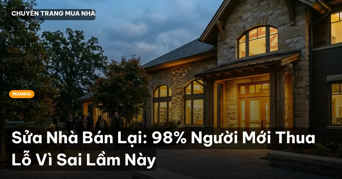 sửa nhà bán lại