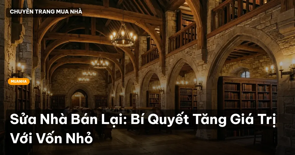 sửa nhà bán lại