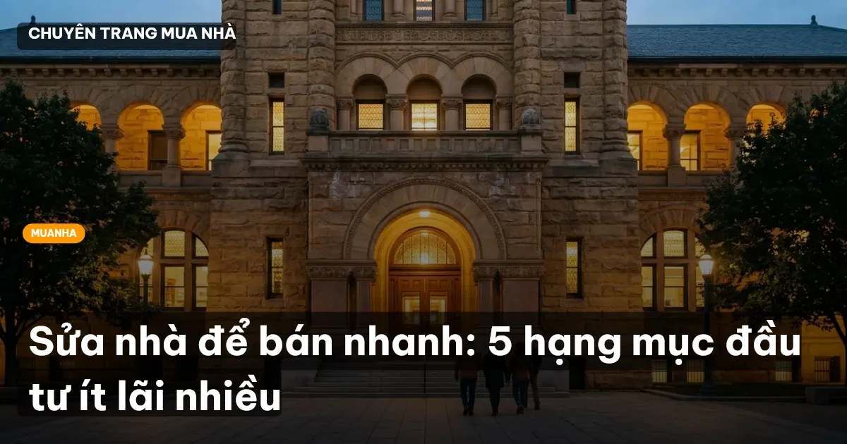sửa nhà để bán