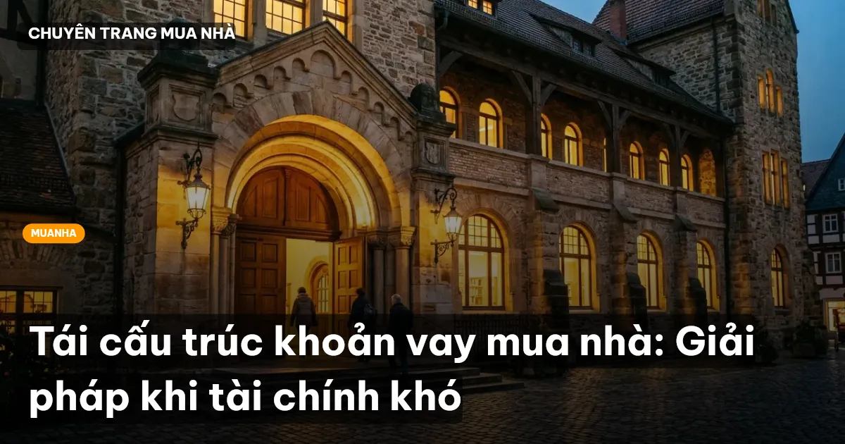 tái cấu trúc khoản vay
