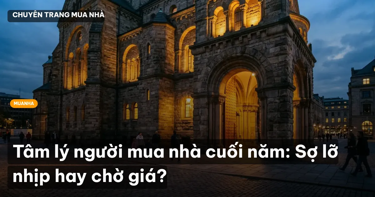 Tâm lý người mua nhà cuối năm: Sợ lỡ nhịp hay chờ giá?