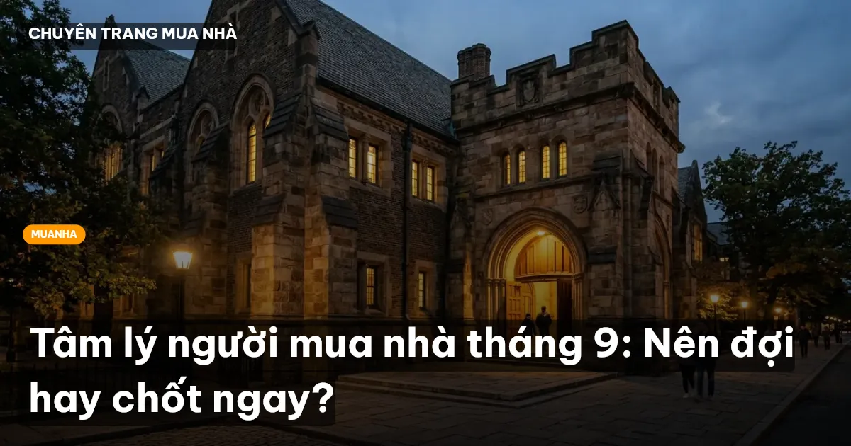 mua nhà tháng 9