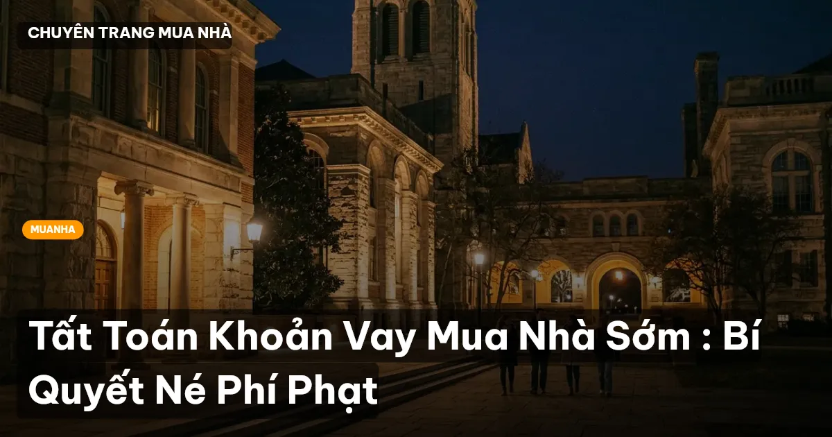 tất toán khoản vay