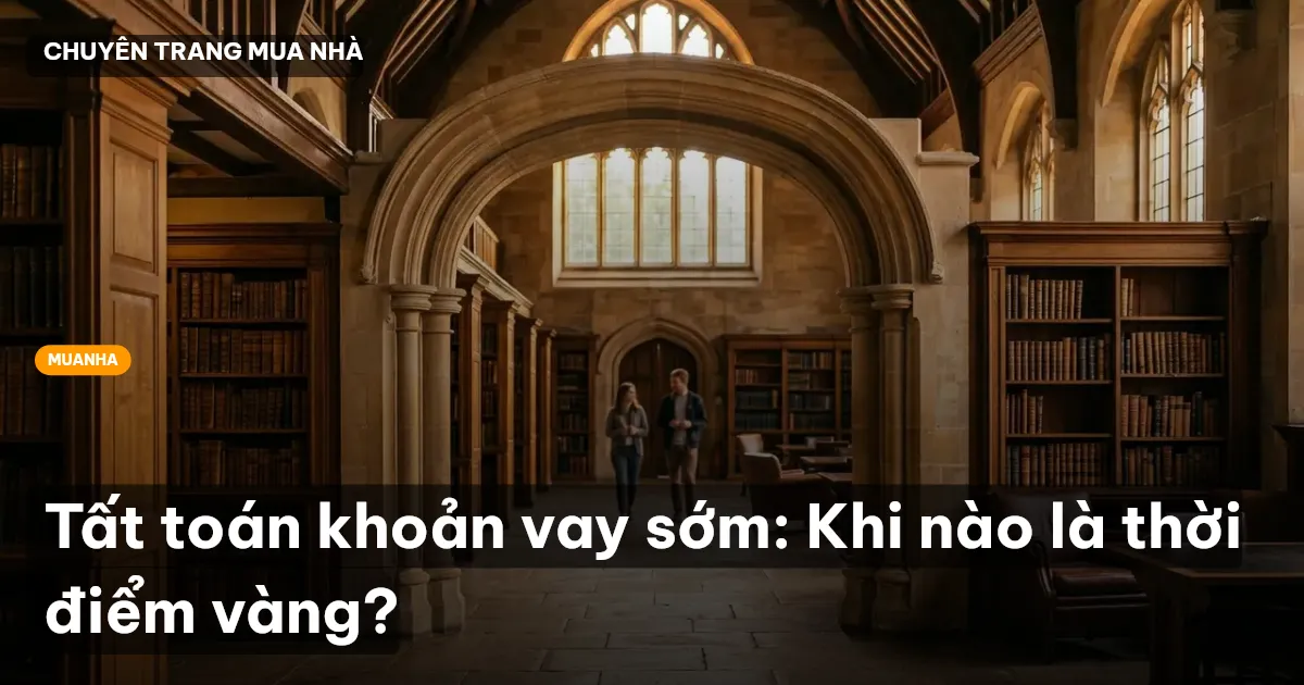 Tất toán khoản vay sớm: Khi nào là thời điểm vàng?
