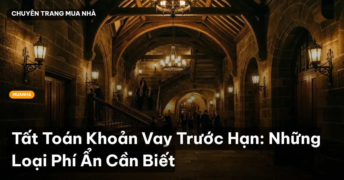 Tất Toán Khoản Vay Trước Hạn: Những Loại Phí Ẩn Cần Biết