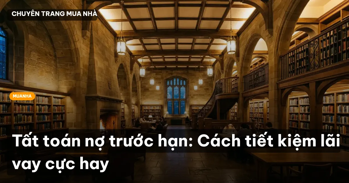 tất toán nợ trước hạn