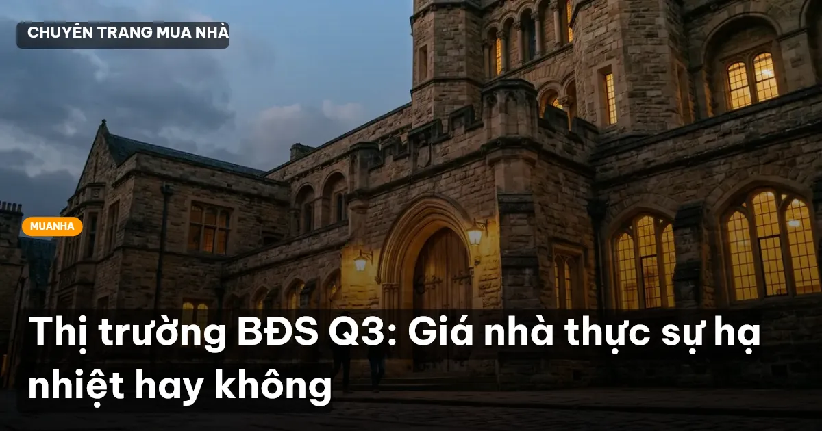 thị trường BĐS Q3