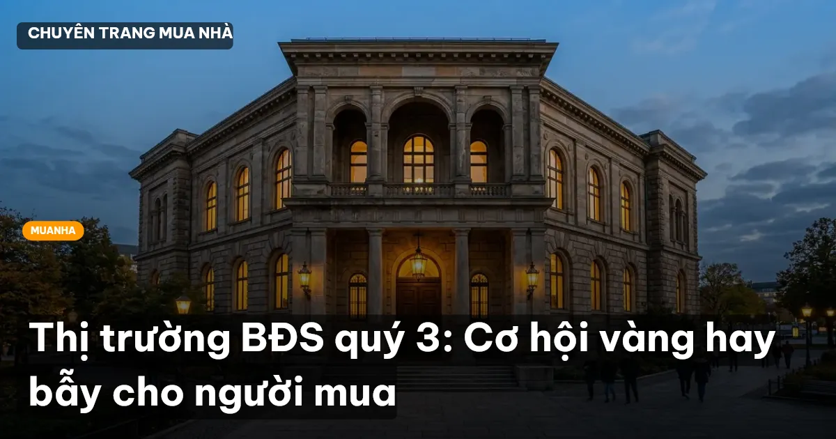 thị trường BĐS quý 3